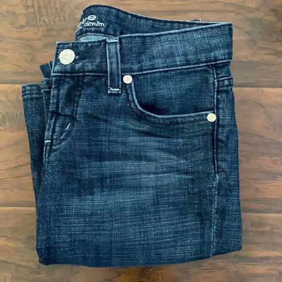 Vintage Y2K Bebe Blue Distressed Embellished Denim Jeans Festival Concert Boho - Picture 1 of 12